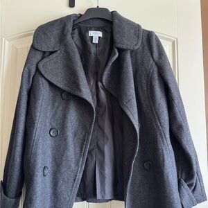 Old Navy Charcoal Pea Coat